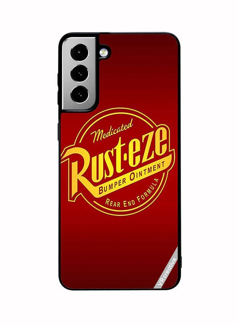 Protective Case Cover For Samsung Galaxy S21 FE 5G Rust Eze Rear End Formula Design Multicolour
