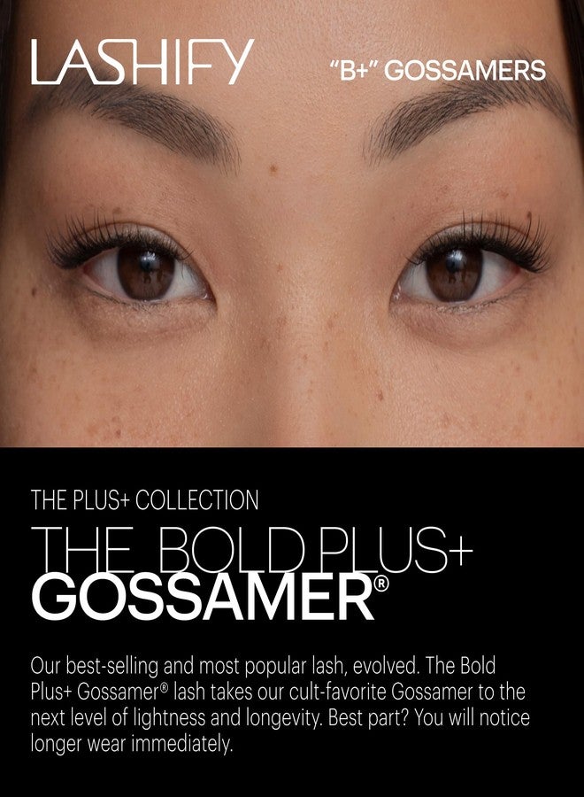 Lashify Bold Plus+ 8mm Gossamer Eyelash Extensions Refill in Minx Color, Easy DIY False Lashes for the Most Delicate, Natural and Long Lasting Look - Image 2