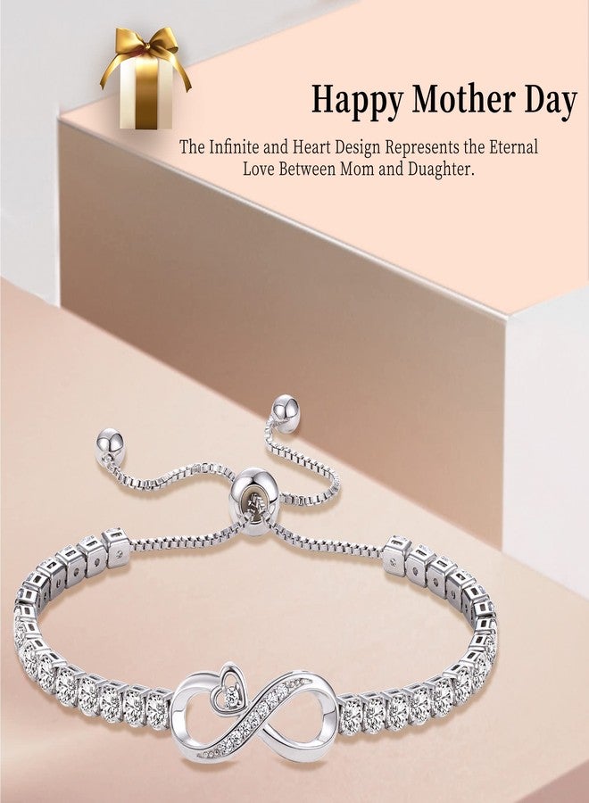 Btysun Valentines Day Gifts for Daughter, Daughter Gifts Infinity Bracelets for Women Adjustable Daughters Bracelets from Mom Thanksgiving Valentines Day Gift for Her Birthday Christmas Jewelry - Image 5