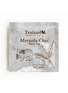 Tealand 15 Sachet Box Marsala Chai Rich 100% Natural Ingredients Antioxidants Rich Helps Destress - Soothing & Calming Tisane  - Image 2