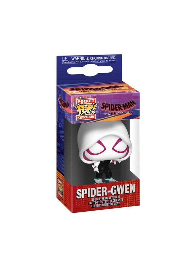 Funko Pop Keychain: Spiderman: Across The Spiderverse Spidergwen - Image 3