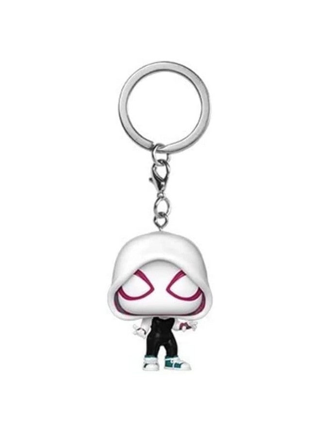 Funko Pop Keychain: Spiderman: Across The Spiderverse Spidergwen - Image 1