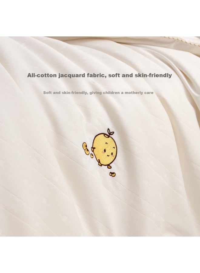 Luolaikids Luolai Children's And Baby's Class A Pure Cotton Antibacterial Soybean Quilt, Children's Comforter, Kindergarten Spring And Autumn All-season Quilt, Baby 120*150 - Image 2