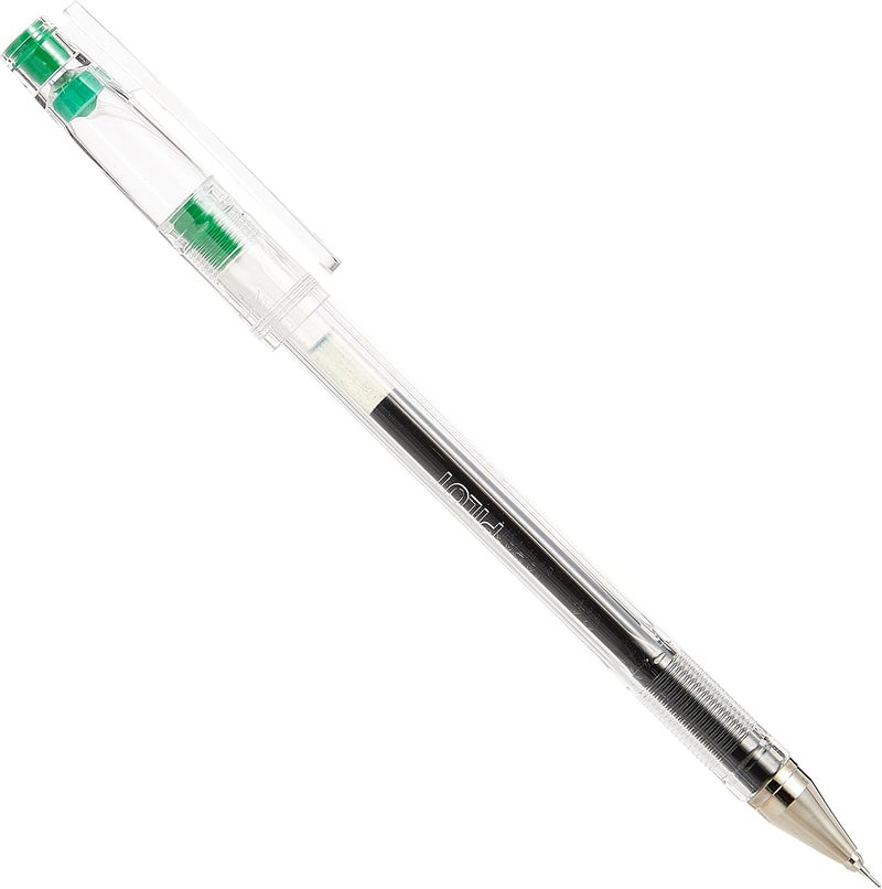 Pilot G-Tec Roller Ball Pen, 0.4 mm Tip Size, Green - Image 1