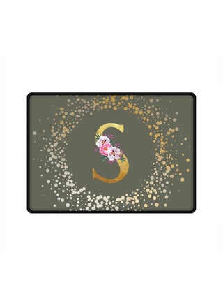Designer Gaming Mouse Pad Anti-Skid Mousepad Large Keyboard Mouse Pad Desk Mat Custom Monogram Initial Letter Floral Pattern Alphabet - S(Olive Green) - pzsku/ZB8CBC4B9058107AB1066Z/45/_/1696070538/d35ffc39-ef2b-4aa3-b846-e0116e0a1d4e