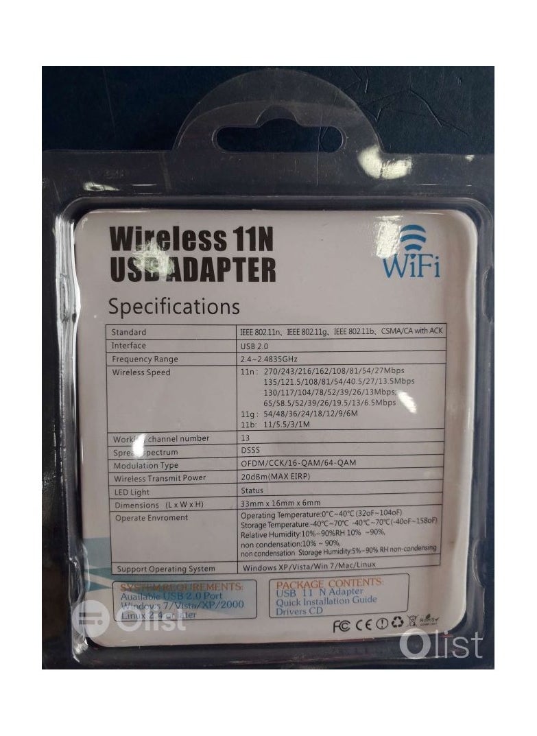 Generic USB 2.0 802.11N WIRELESS 300Mbps  - Image 3