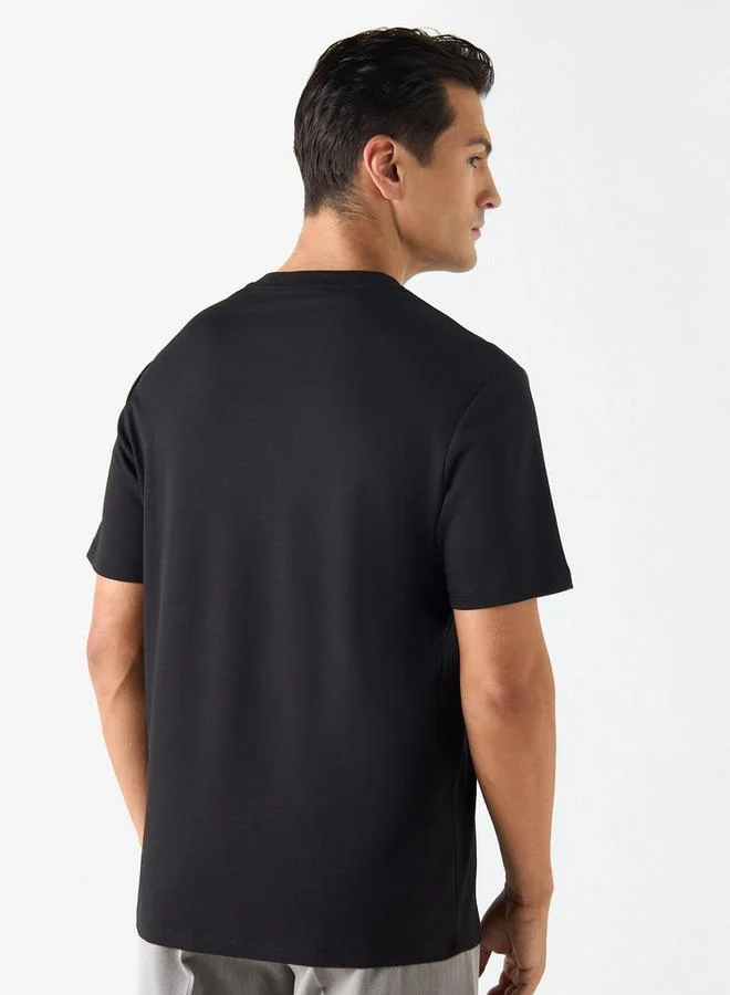 Emperor Emperor Rhinestone Embellished T-shirt with Short Sleeves