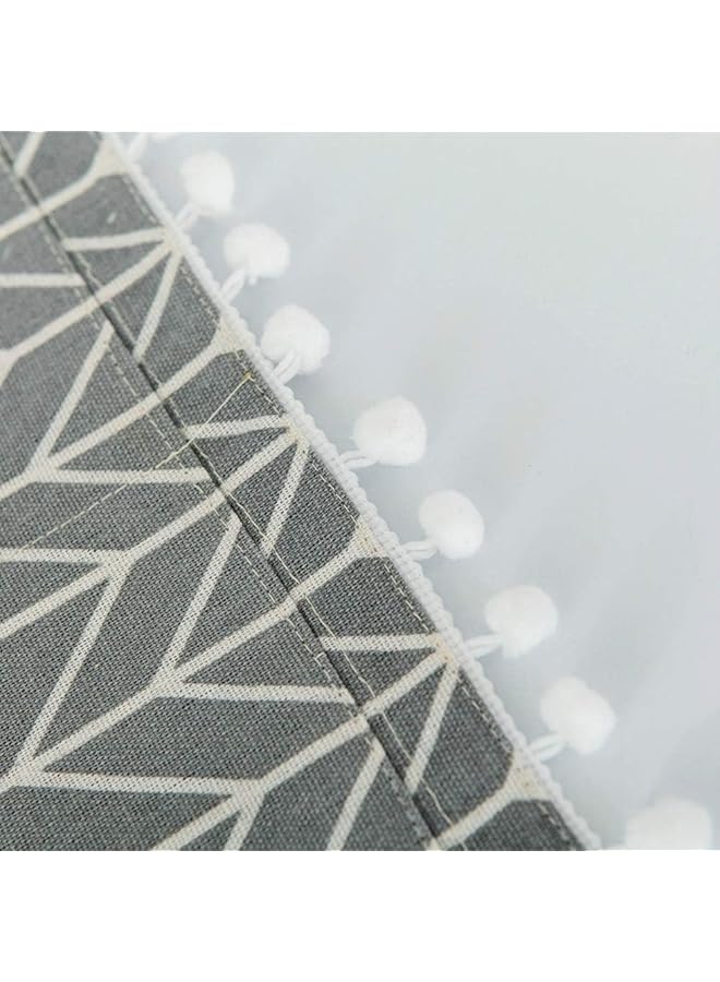 إيروريكس أغطية علوية للغسالة والمجفف، غطاء الغسالة، غطاء الغبار للثلاجة، غطاء علوي للغسالة، تحميل أمامي للمنزل والمطبخ، غسيل الملابس مع أكياس تخزين 55 × 130 سم، أسهم رمادية - Image 4