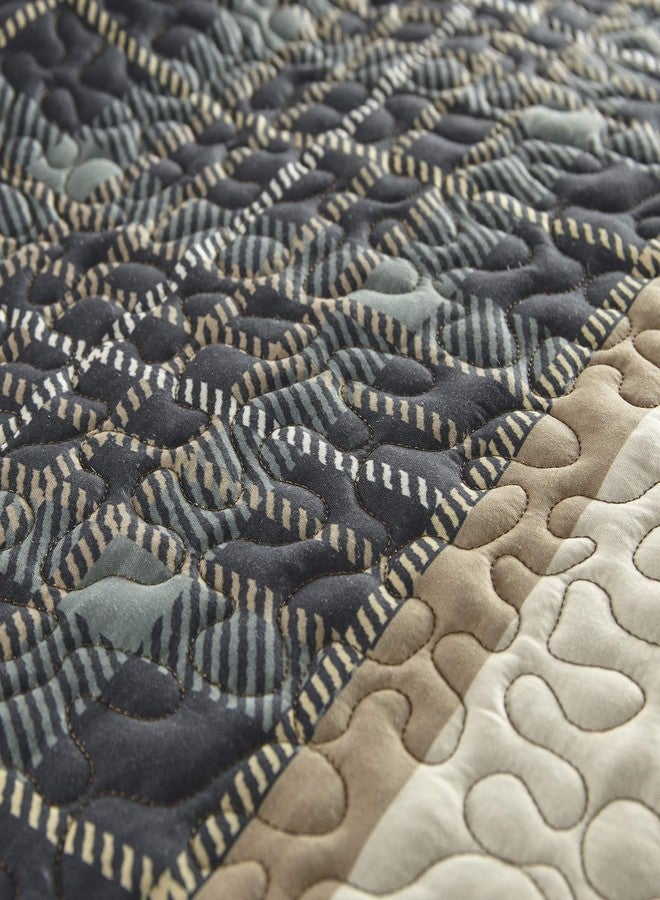 Donna Sharp Throw Pillow - Bear Walk Plaid Lodge Decorative Throw Pillow with Bear Pattern - Rectangular - Image 4