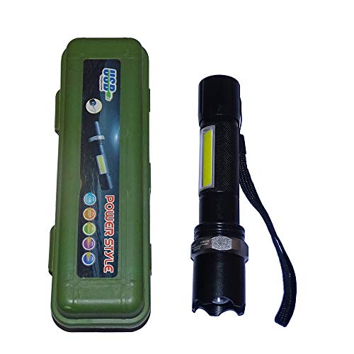 Smars® USB Rechargable Power Style LED Flashlight 2000 Lumens Telescopic Zooming Waterproof Torch - Image 2