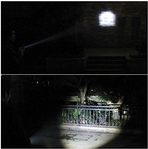 Smars® USB Rechargable Power Style LED Flashlight 2000 Lumens Telescopic Zooming Waterproof Torch - Image 4
