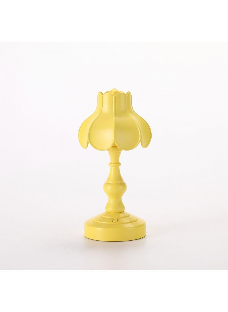 Mini Lotus Night Light Bedroom Bedside LED Rechargeable Table Light  - Image 1