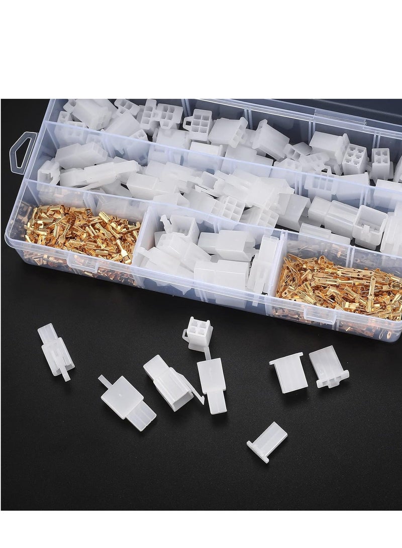 380 Pcs Terminal Wire Connectors 2.8mm 2 3 4 6 Pin Plug Kit, Automotive Housing Header Crimp Electrical Bullet for Car, Motorcycle, Boats  - Image 3