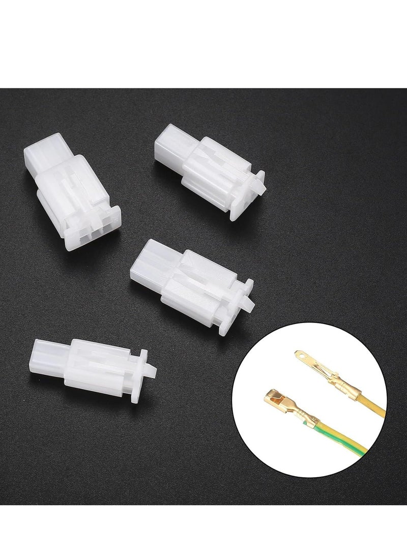 380 Pcs Terminal Wire Connectors 2.8mm 2 3 4 6 Pin Plug Kit, Automotive Housing Header Crimp Electrical Bullet for Car, Motorcycle, Boats  - Image 5