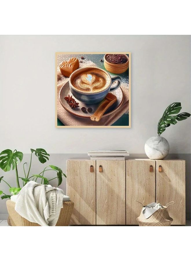 1024 قطعة من لغز القهوة مع فن اللاتيه للكبار 19.69 × 19.69 بوصة - Image 5