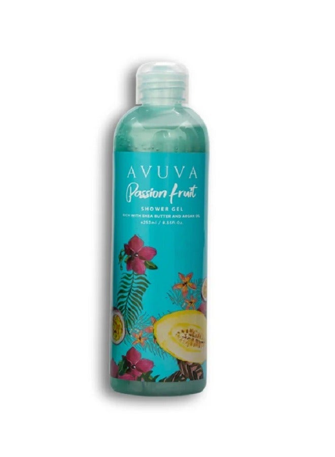 Avuva Shower Gel Passion Fruit 253 ml - Image 1