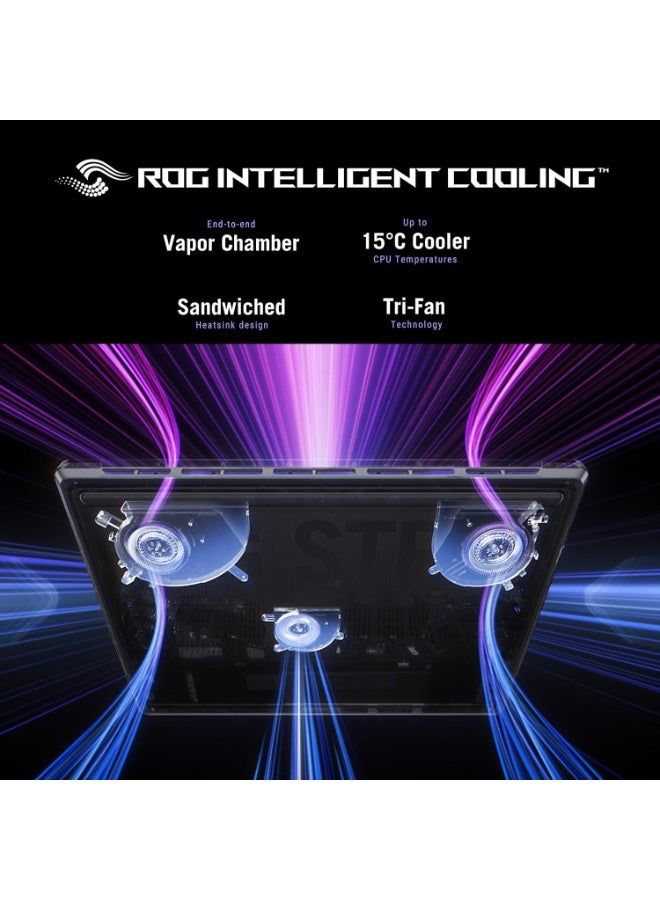 أسوس (نسخة مطورة) لابتوب الألعاب ROG Strix G16 (2025) بشاشة FHD+ مقاس 16 بوصة، مع معالج Core™ i7 14650HX/ذاكرة RAM سعة 32GB/قرص SSD سعة 2TB/بطاقة رسومات NVIDIA GeForce RTX 5060/نظام Windows 11 Home - Image 5
