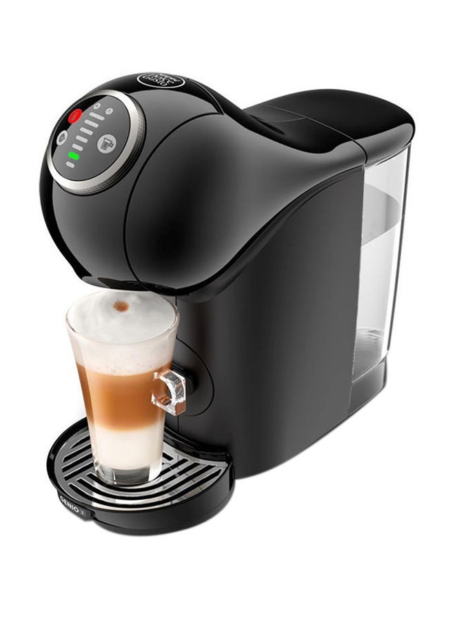 NESCAFE BY DE'LONGHI CAPSULE COFFEE MACHINE GENIO S PLUS COFFEE MAKER WITH 15 BAR PRESSURE IDEAL FOR ESPRESSO, AMERICANO, CAPPUCCINO, LATTE, MACCHIATO & MANY MORE COFFEE RECIPES EDG315.B 0.8 L 1600 W 12444322 BLACK