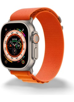 Cosmostech Compatible for Smart Watch Watch 42MM 44MM 45MM 49MM 1/2/3/4/5/6/se/7/8/ultra Double Layer Band and Strap Orange(Orange)  - Image 1