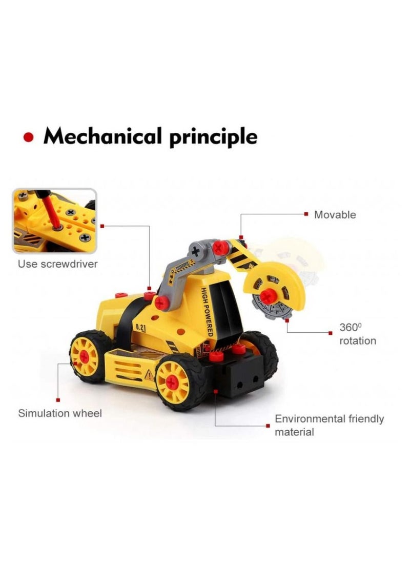 Alissa 7-in-1 Take Apart Truck Car Toys for Kids Boys Girls Construction Engineering Learning Toys Building Play Set for Kids Children  - Image 5