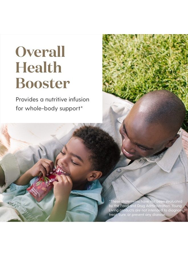 Young Living مكمل غذائي نينغشيا ريد - يعزز الطاقة، يدعم المناعة، وينعش مع الفواكه الخارقة والزيوت الأساسية - 30 عبوة، 2 أونصة سائلة لكل منها - Image 4