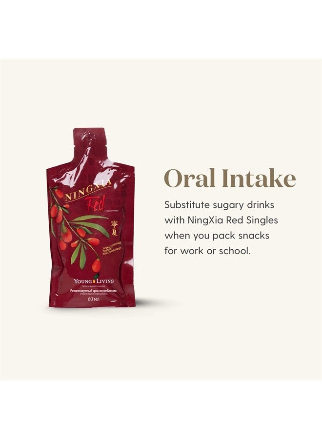 Young Living مكمل غذائي نينغشيا ريد - يعزز الطاقة، يدعم المناعة، وينعش مع الفواكه الخارقة والزيوت الأساسية - 30 عبوة، 2 أونصة سائلة لكل منها - Image 5