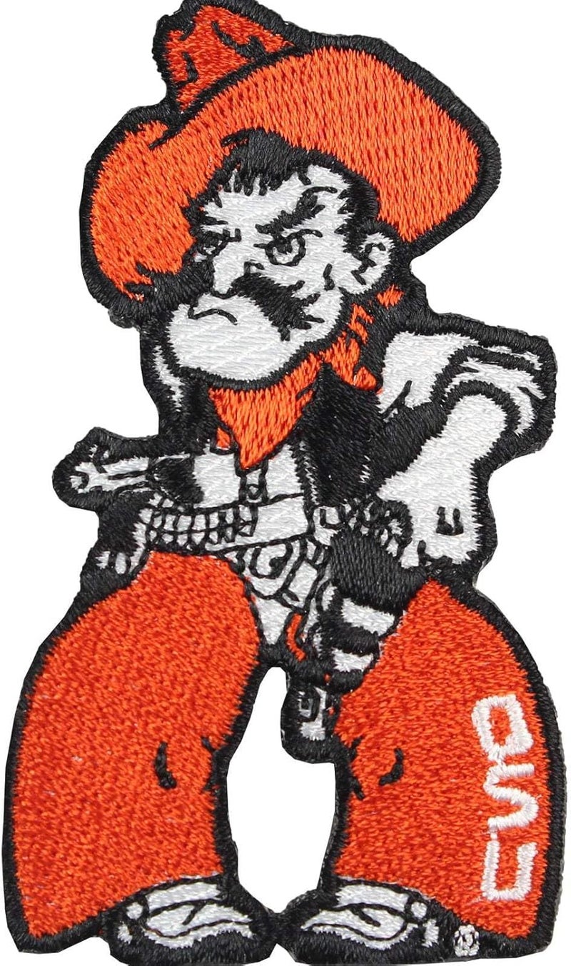 Patch Collection Oklahoma State Primary Mascot Team Logo Iron On Embroidered Patch - Image 1