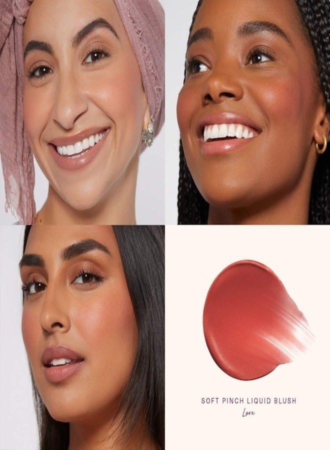 Rare Beauty Rare Beauty by Selena Gomez Soft Pinch Liquid Blush – Love - Matte Terracotta, 7.5ml) | Weightless, Long-Lasting, Buildable Liquid Blush for a Natural, Radiant Glow  - Image 2