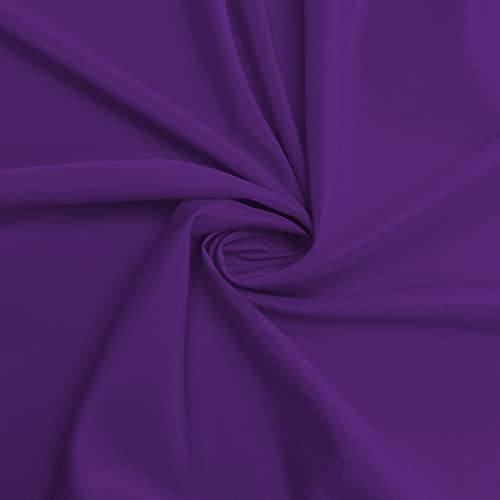 sancua Round Tablecloth - 60 Inch - Water Resistant Spill Proof Washable Polyester Table Cloth Decorative Fabric Table Cover for Dining Tables, Buffet Parties and Camping, Purple - Image 5