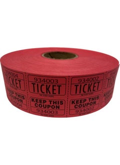 The Ticket Gurus Raffle Tickets (4 Rolls Of 2000 Double Tickets) 8000 Total 50 50 Raffle Tickets (Blue Yellow Red Green)  - Image 3