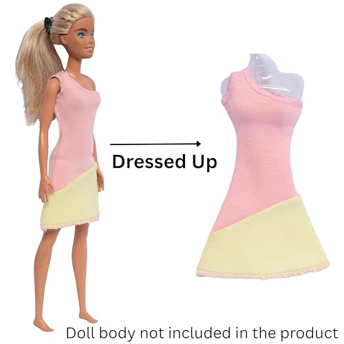 El Figo Doll Clothes Set for 29 cm Tall Doll – Stylish Doll Dresses | Doll Clothing & Accessories | Toy Dress | Gift for Girls - Image 3