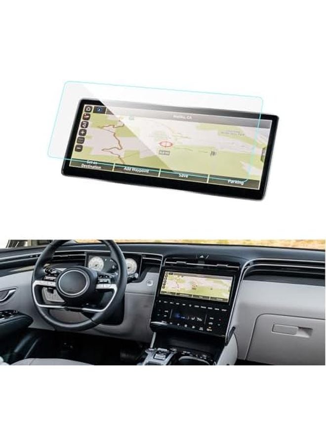 Luwu 10.25 Inch Center Touchscreen Tempered Glass Screen Protector For Hyundai Tucson 2022 2023 2024 - Image 2