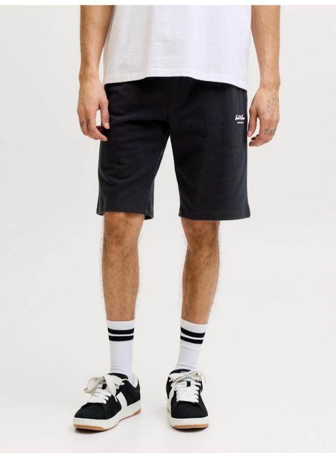 JACK & JONES Logo Drawstring Sweat Shorts - Image 1