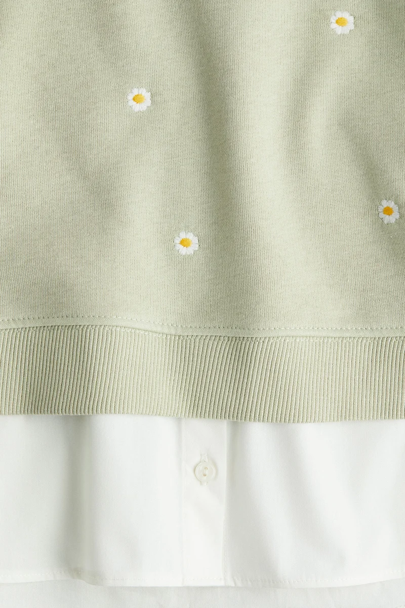 اتش اند ام Double-layered sweatshirt