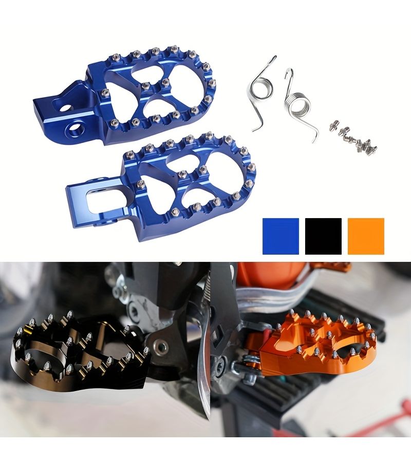Motorcycle CNC Black Foot Pegs Pedal Rest for KTM 2017 2022 SX EXC FC TX - Image 1