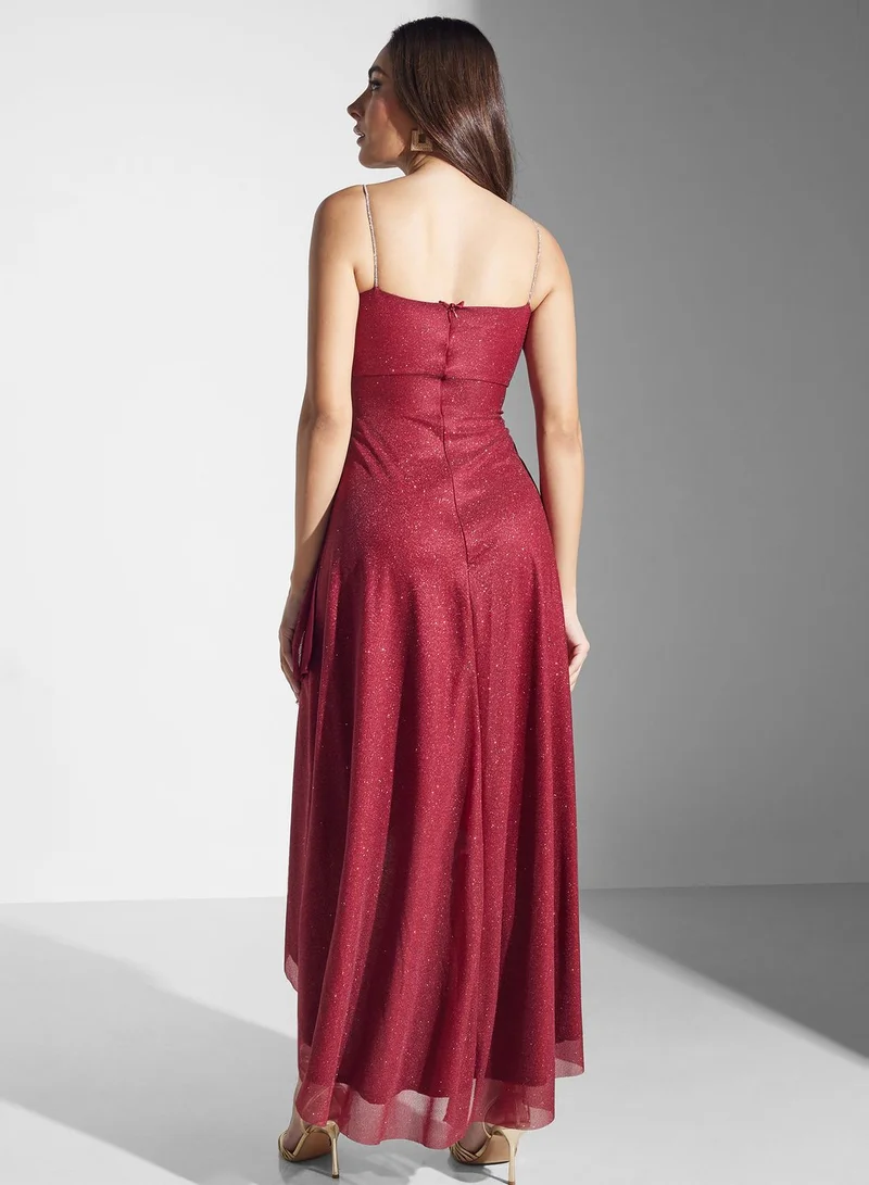Ella Limited Edition Sparkly Asymmetric Dress