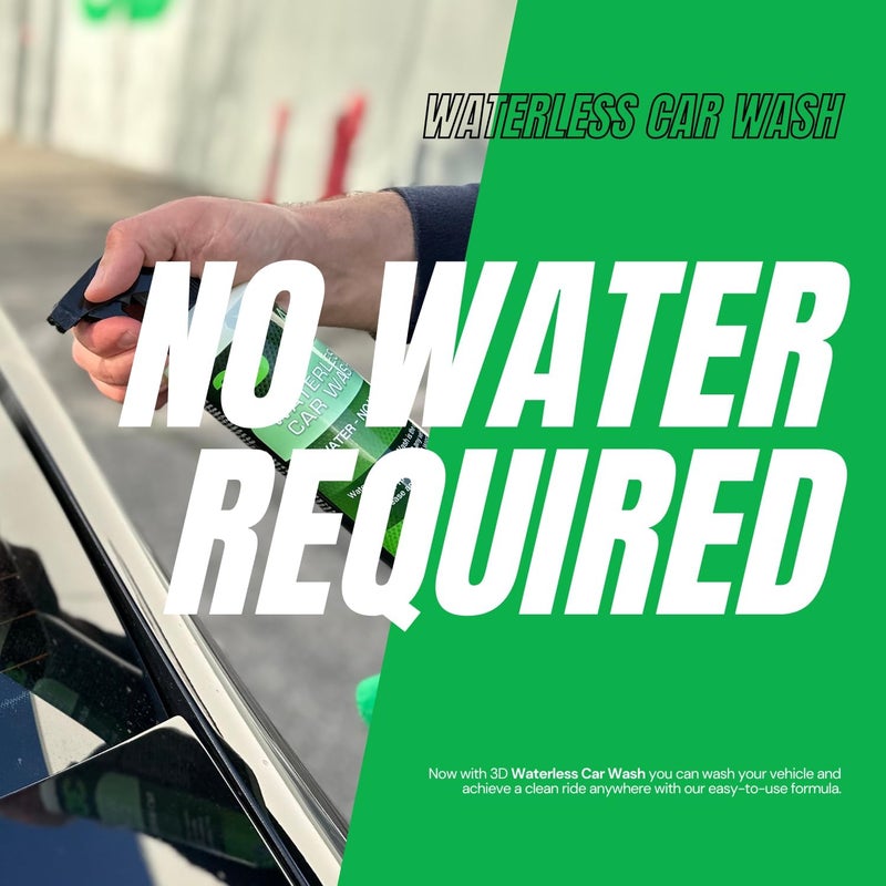 3D Waterless Car Wash - Easy Spray Waterless Detailing Spray - No Soap or Water Needed - Image 4