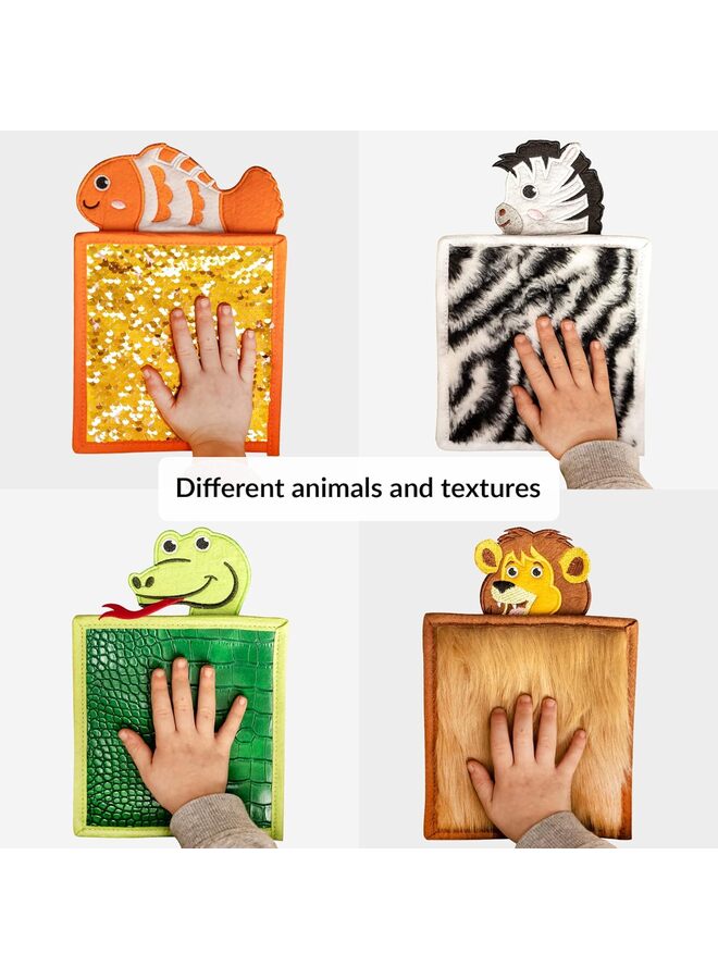 حصائر حسية للأطفال | بلاطات حسية للمراهقين | لوحة حائط حسية | سجادة حسية (حيوانات) | هدايا حسية | معدات غرفة حسية | أدوات اضطراب الحسية للعب اللمسي - Image 2