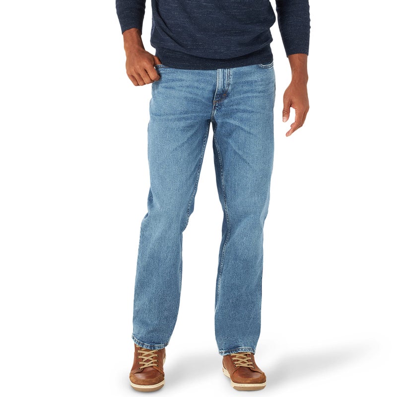 Lee Men's Legendary Relaxed Straight Jean, True Blue, 38W x 34L - Image 1