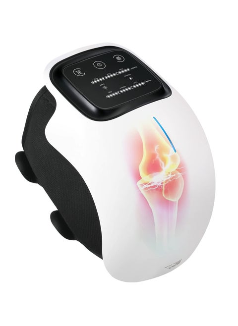 Cordless Knee Massager, FDA Registered, Infrared Heat and Vibration Knee Pain Relief for Swelling Stiff Joints, Stretched Ligament and Muscles Injuries, August 2022 Longer Knee Straps