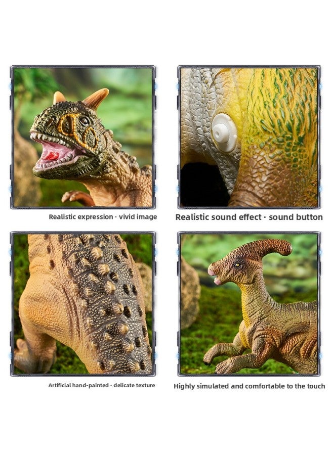 لعبة نموذج ديناصور حيواني محاكاة للأطفال، لعبة بلاستيكية كبيرة لعالم الديناصورات، تيرانوصور ريكس نيوسيوصور ستيجوسورس، اللون: K15-14 مع تيرانوصور مملوء بالقطن من الفينيل 43*15*16 سم 319 جرام - Image 5