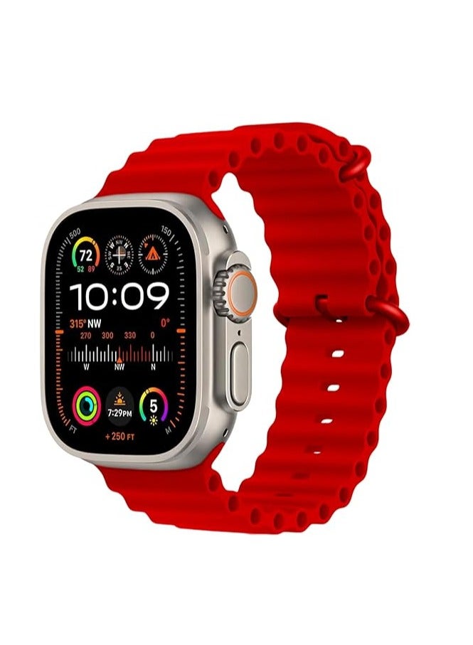 adhomax New 2025 T900 Ultra smart watch Elegant Design 2.09" Series 8 HD Display, Fitness Tracker, Calls Wireless Charging | Touch Screen compatable with IOS & android for men and women - Image 1