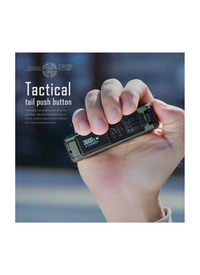 IMALENT BL50 Dual Light 3600 Lumens Sources EDC Flashlight