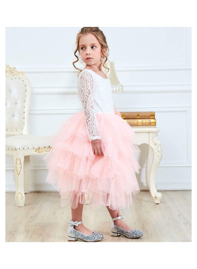 NIBEMINENT Fluffy Tulle Princess Dress 120cm - Image 1