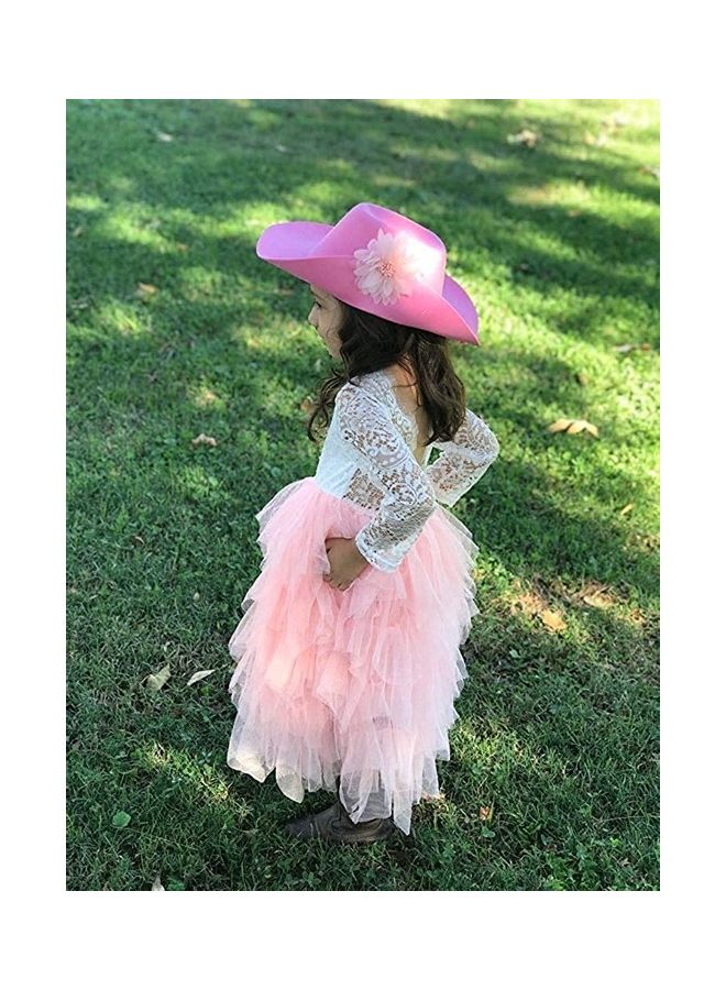 NIBEMINENT Fluffy Tulle Princess Dress 120cm - Image 5