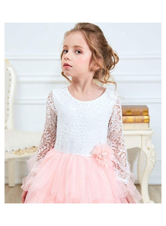 NIBEMINENT Fluffy Tulle Princess Dress 120cm - Image 2
