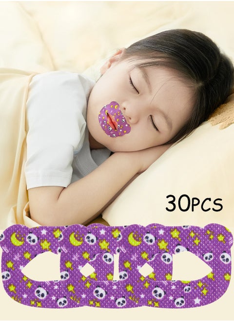 30 Pieces Sleep Patch Stop Snoring Mouth Tape Gentle Mouth Band Reduces Mouth Breathing Improves Nighttime Sleep and Provides Immediate Snoring Relief