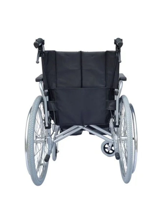 Gilani Mobility Aluminium Made Manual Wheelchair With Light And Foldable Options Premium-Carer-Wheelchair 80X30X73  - Image 2