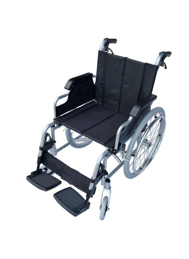 Gilani Mobility Aluminium Made Manual Wheelchair With Light And Foldable Options Premium-Carer-Wheelchair 80X30X73  - Image 1