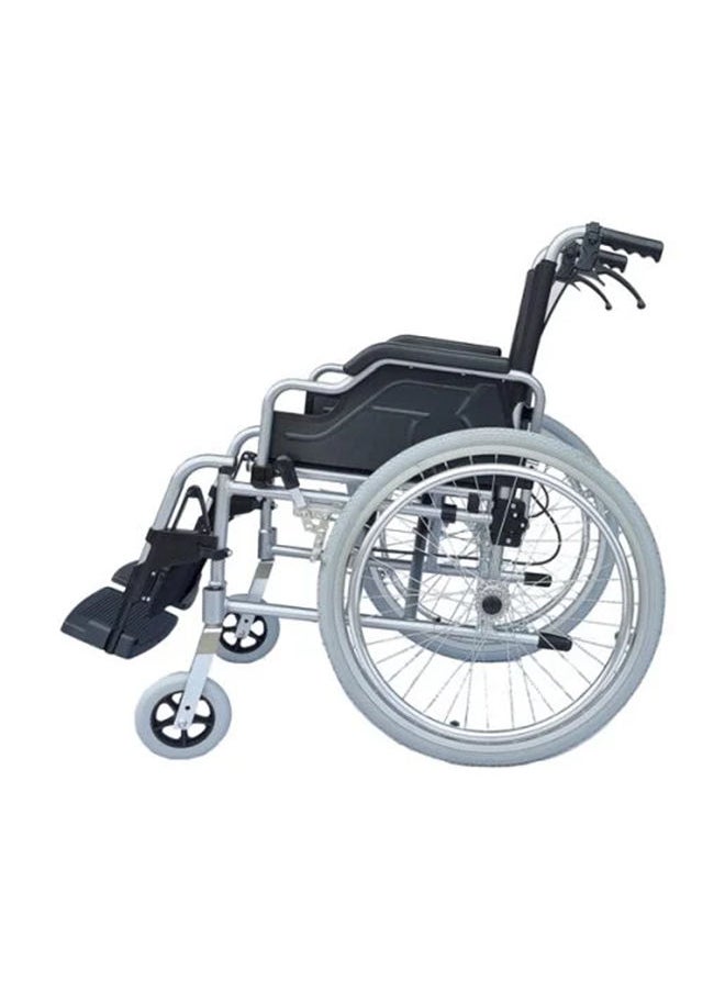 Gilani Mobility Aluminium Made Manual Wheelchair With Light And Foldable Options Premium-Carer-Wheelchair 80X30X73  - Image 3